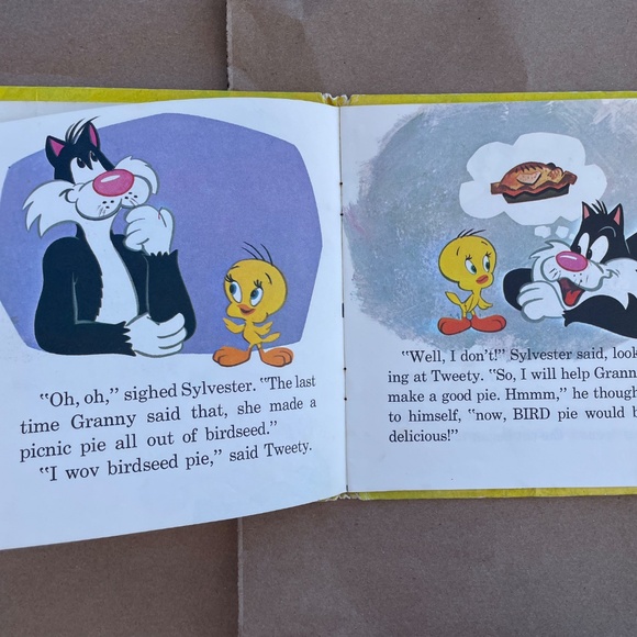 Vintage "Tweety and Sylvester: Picnic Problems" Hardcover Book - Picture 7 of 7